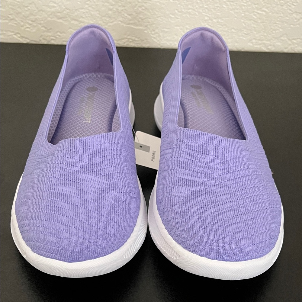 Lavender Slip-On Sneakers